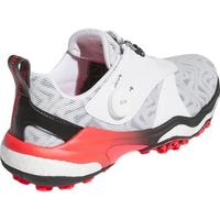 阿迪达斯（adidas）高尔夫球鞋25年 男士运动鞋CODECHAOS 25 BOA舒适缓震防泼水 IH8444 白/黑/红色 （BOA款） 41 （UK7.5）
