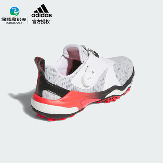 阿迪达斯（adidas）高尔夫球鞋25年 男士运动鞋CODECHAOS 25 BOA舒适缓震防泼水 IH8444 白/黑/红色 （BOA款） 40.5 （UK7）