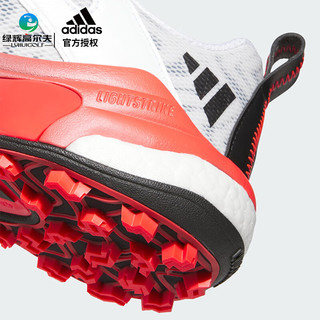 阿迪达斯（adidas）高尔夫球鞋25年 男士运动鞋CODECHAOS 25 BOA舒适缓震防泼水 IH8444 白/黑/红色 （BOA款） 40.5 （UK7）