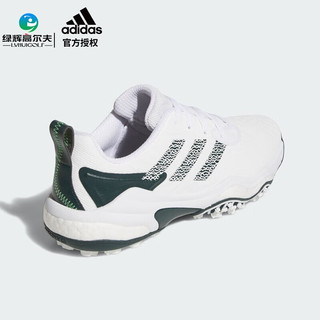 阿迪达斯（adidas）高尔夫球鞋25年 男士运动鞋CODECHAOS 25 BOA舒适缓震防泼水 JI4163 白/绿/色 （系带） 42.5 （UK8.5）