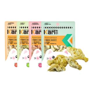 卡尔 Karl脆香饼干猫犬通用宠物零食清洁口腔低温烘焙励辅食伴侣60g 口味1包