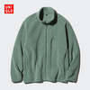 UNIQLO 优衣库 男装/男女同款摇粒绒拉链茄克外套休闲保暖多彩百搭469955 469955/54绿色 4XL /185/128C