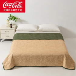 Coca-Cola 可口可乐 纤维被 压花款-绿色life 200*230cm