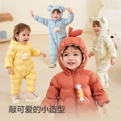 巴拉巴拉 儿童轻薄羽绒服连体衣