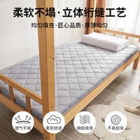 拉夏贝尔榻榻米夏季冰丝凉席床垫子软垫宿舍单人冬夏两用折叠