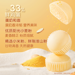 三只松鼠 山药小米蒸蛋糕 500g 箱装