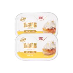 德亚 西班牙进口菠萝味涂抹奶油奶酪 200g*2盒