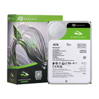 希捷 台式机硬盘 16TB 7200转 512MB 机械硬盘 SATA 希捷酷鱼系列 3.5英寸 ST16000DM001