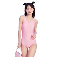 洲克 泳衣女素色休闲运动连体三角泳衣综合训练修身显瘦运动游泳衣