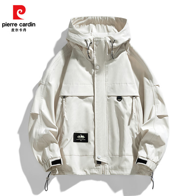 皮尔·卡丹 男士连帽冲锋衣外套 LW-J172