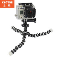 景胜 KYOTSU Gopro hero7/6/5/4/3大疆OSMO ACTION通用款小蚁八爪鱼支架 多功能三脚架固定配件 gopro配件
