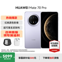 华为 HUAWEI Mate 70 Pro 手机 12GB+512GB 风信紫