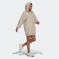 阿迪达斯 adidas秋季女款连帽宽松运动连衣裙