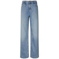 Calvin KleinJeans【复刻90系列】25春夏女士ck浅色复古直筒牛仔裤47B908G W99-牛仔蓝 25