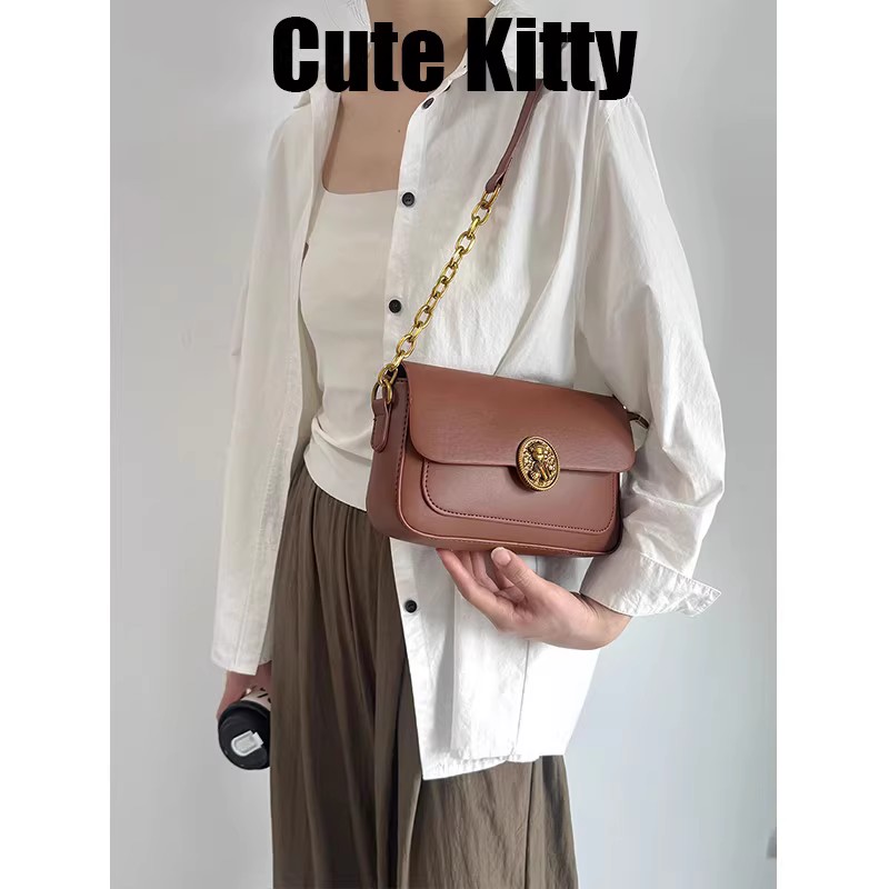  Cute Kitty 女士单肩斜挎包  咖色-YL2748，黑色-YL2748，棕色-YL2748，黑色-YL1018，白色 -YL1018