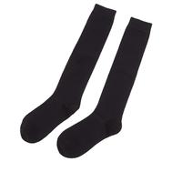 小腿袜女士春秋款中筒高筒长袜黑色长筒袜子款薄款纯色JK袜子