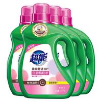 超能 植翠低泡系列 柔顺舒适洗衣液 3.5kg*4瓶 馨香依兰
