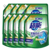 超能 植翠低泡系列 柔顺舒适洗衣液 898g*2袋 馨香依兰