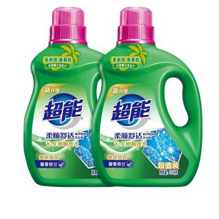 移动端、京东百亿补贴：超能 柔顺舒适洗衣液 馨香依兰 3.5kg*2瓶 天然椰油 生物酶 高效去污