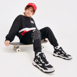 FILA 男中大童（33-40）休闲鞋 男童中帮 轻便经典板鞋 街舞鞋