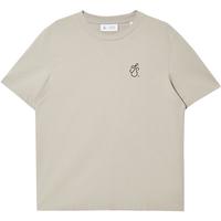 JACK&JONES/杰克琼斯 链条绣几何图案印花 男士短袖T恤