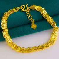 刘大文 黄金手链/脚链 重6.98-7.2g(含工费25)