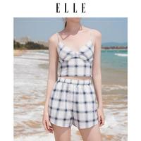 ELLE 【细肩带 自带胸垫】吊带背心25年秋款薄款松弛假日风内搭上衣