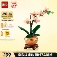 LEGO 乐高 花卉植物系列 10343 典雅兰