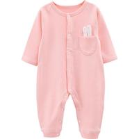 新生儿连体衣婴儿服饰春秋季纯棉爬服满月宝宝哈衣