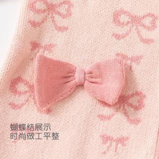 婴儿衣服春装宝宝毛衣连体衣新生儿满月百天针织长袖外出哈衣爬服
