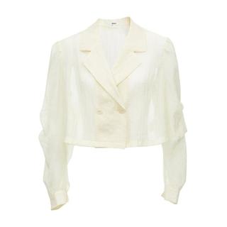 【福利特卖款】夏季含莱赛尔时尚通勤雪纺西服外套女