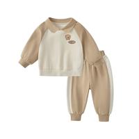 JELLYBABY 【学院风】秋季开学季男童套装婴幼卫衣+卫裤女童户外露营两件套