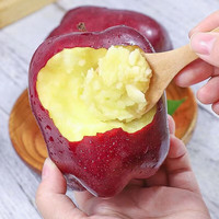 言象甘肃天水苹果新鲜当季现摘粉面苹果不打蜡 拍2份合发一箱  甄选天水苹果 4.5斤 装净重4.25斤单 果70-80mm