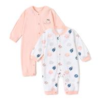 哈咪奇 婴幼儿童春秋款男女宝宝闪耀星空闭裆爬服哈衣连体衣