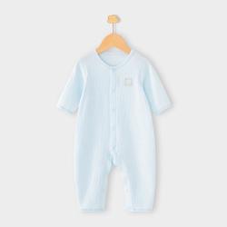 Cottonshop 棉店 婴儿前开连体衣 波浪提花
