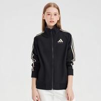 阿迪达斯 adidas 中大童户外休闲运动服立领夹克上衣青少年外套潮