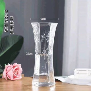 行湘龟背竹水培绿植盆栽 大叶龟背竹40CM高+25高六角花瓶 源头直发