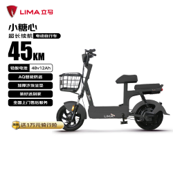立马电动车 小糖心电动自行车铅酸电池48V12Ah