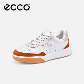  ecco/爱步 女士休闲鞋  琥珀色/白色/石灰色/裸粉色 39
