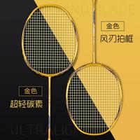欧雷德 OREIDE 羽毛球拍全碳素超轻2支装双拍耐用型进攻风刃羽拍耐打套装