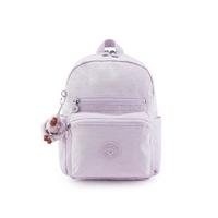 kipling 男女款2024春季书包双肩背包JUDY M 欢乐粉紫
