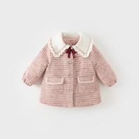 女童小香风棉服冬装儿童棉衣女宝宝上衣外套