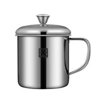 金钥匙（GOLDEN KEY）316不锈钢儿童口杯水杯防摔茶杯(单层带盖）GK-KB70-G316 316钢儿童款 250ml