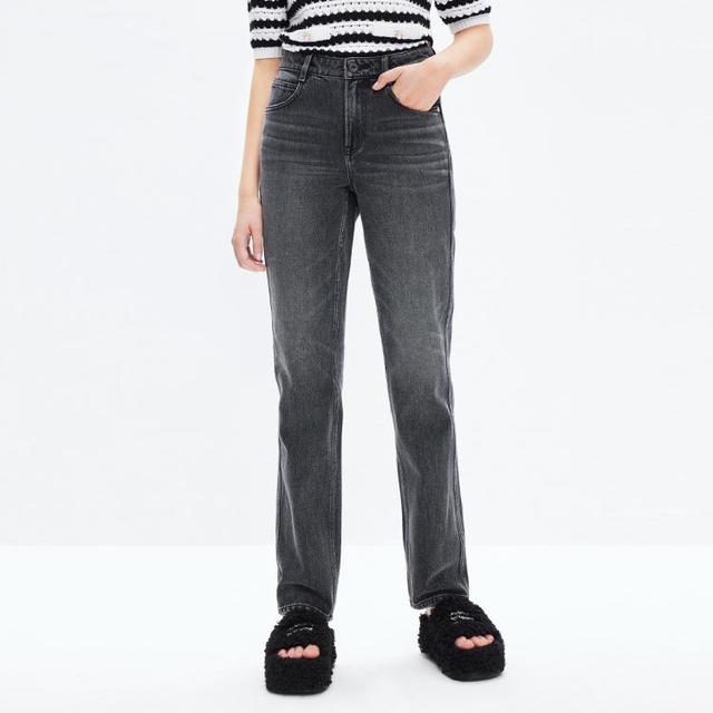 MISS SIXTY 女士复古高腰直筒牛仔裤