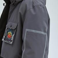 【男女同款】冬款棉服系列fun经典款连帽棉衣拼色款休闲棉服