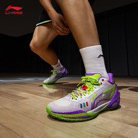 LI-NING/李宁 专业比赛 男士篮球鞋 标准白/荧光葡萄紫-3 43