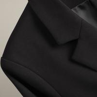DME JEANS 【女性魅力】短款纯色轻奢小众设计西服外套优雅时尚2025春秋