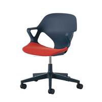 HermanMiller/赫曼米勒 人体工学椅 夜幕蓝框架烈焰红软垫坐面,矿石白框架橄榄绿软垫坐面,矿石白框架夜幕蓝软垫坐面,橄榄绿框架芥末黄软垫坐面,纯黑色框架纯黑色软垫坐面,夜幕蓝框架冰川蓝软垫坐面,冰川蓝框架冰川蓝软垫坐面,奶茶灰框架玫瑰粉软垫坐面 Zeph个性款