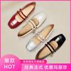 BASTO 百思图 春夏款玛丽珍鞋方跟女单鞋