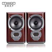 美声 mission V300 美声音箱发烧HiFi书架箱无源音箱监听音响木质